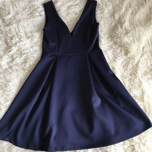 Navy blue formal dress
